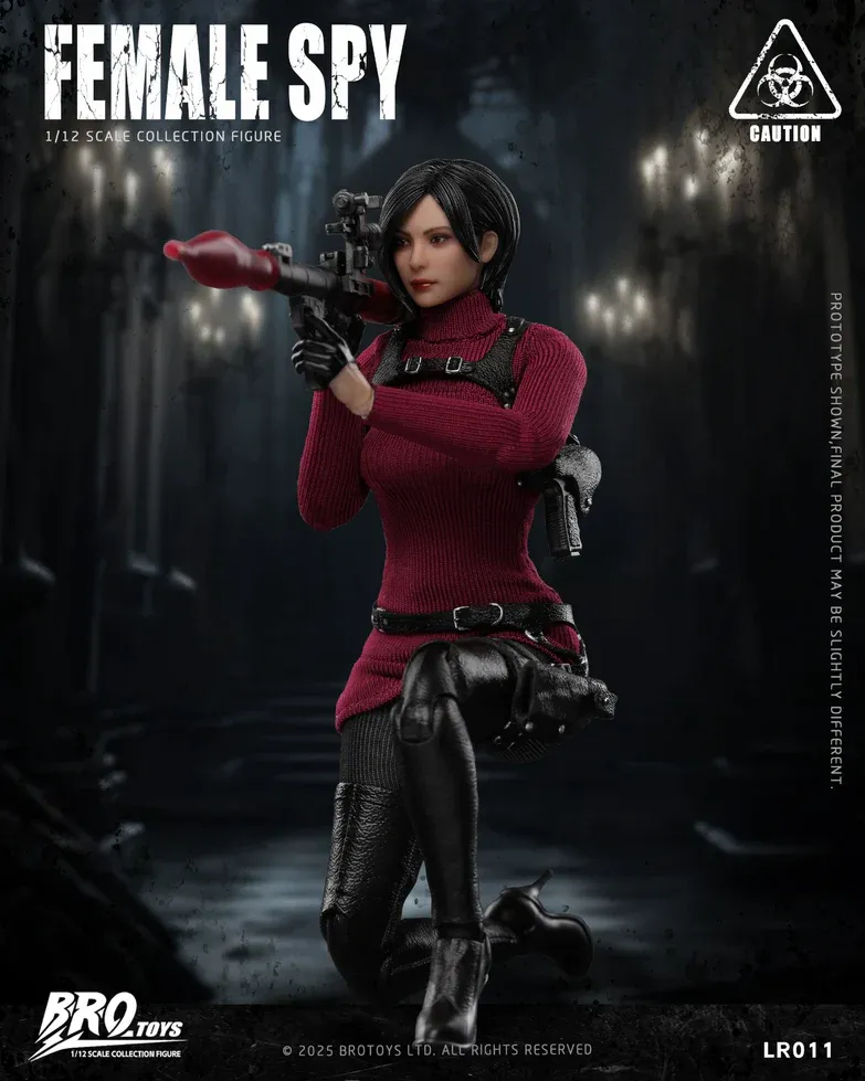 In stock! BROTOYS LR011 Ada Wong resident evil 1/12 Action Figure