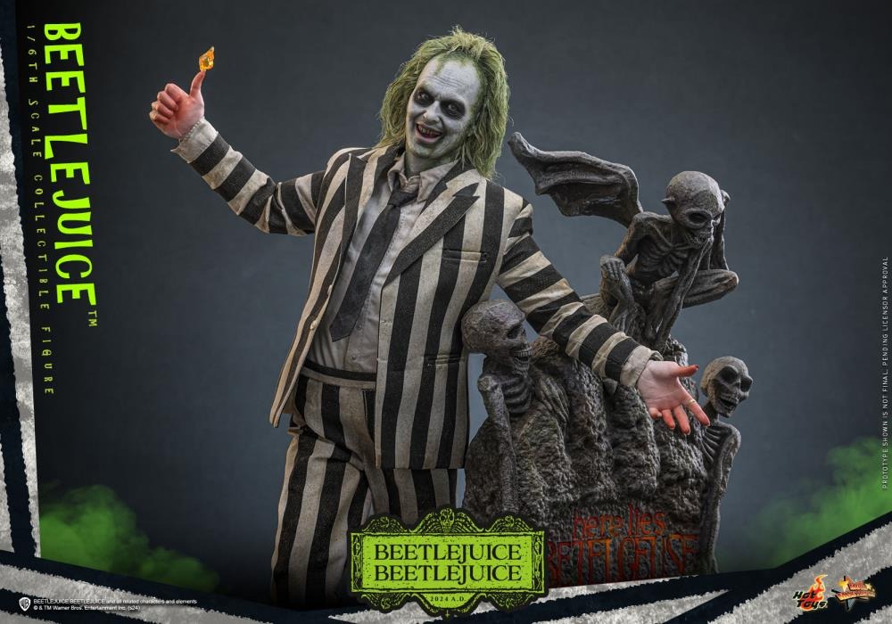 In stock! Hot Toys MMS767 Beetlejuice 1/6 Beetlejuice Figure