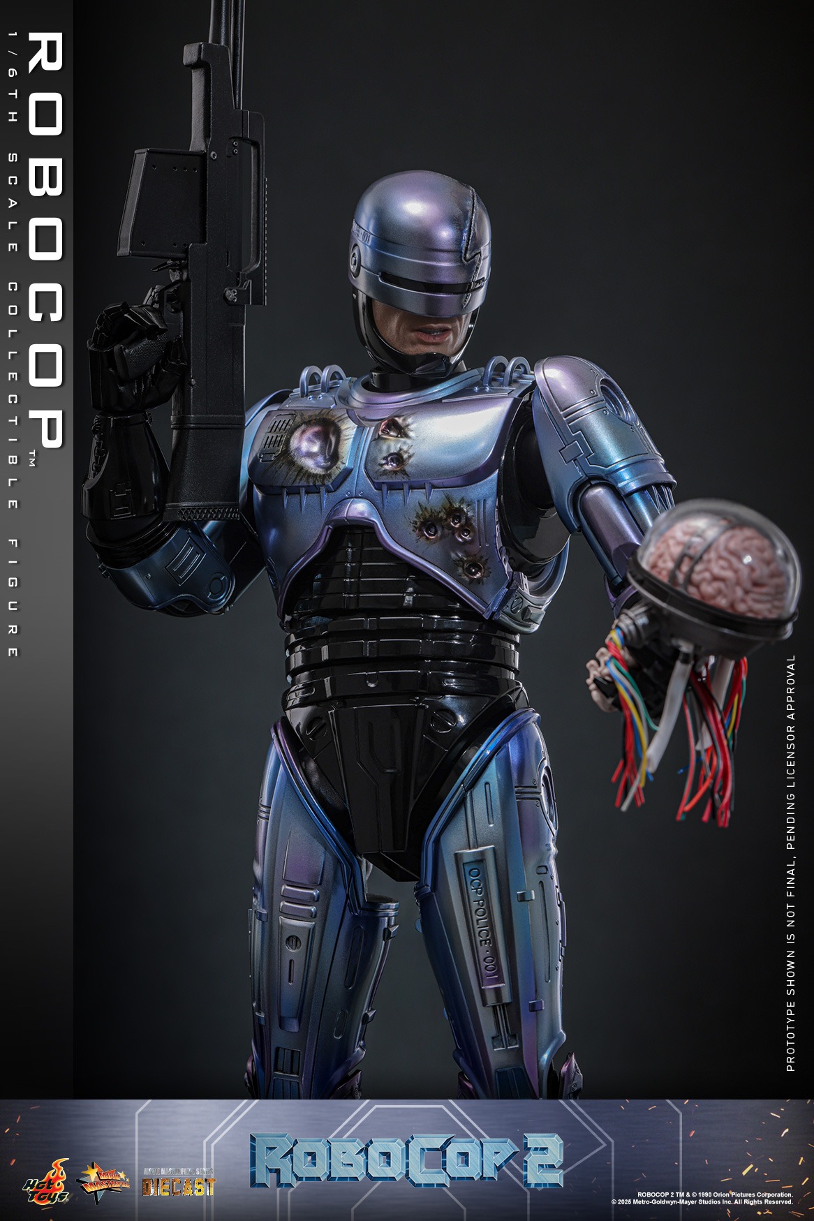 Pre Order! Hot Toys MMS827 Robocop 2 Robocop 1/6th scale Collectible Figure