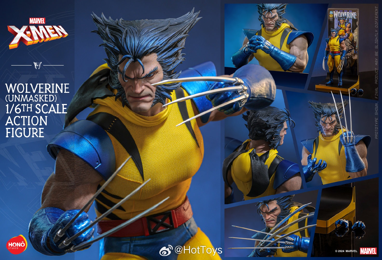 In stock! HONO Studio HS06 1/6 X-Men Wolverine Action Figure Model Comic Ver.