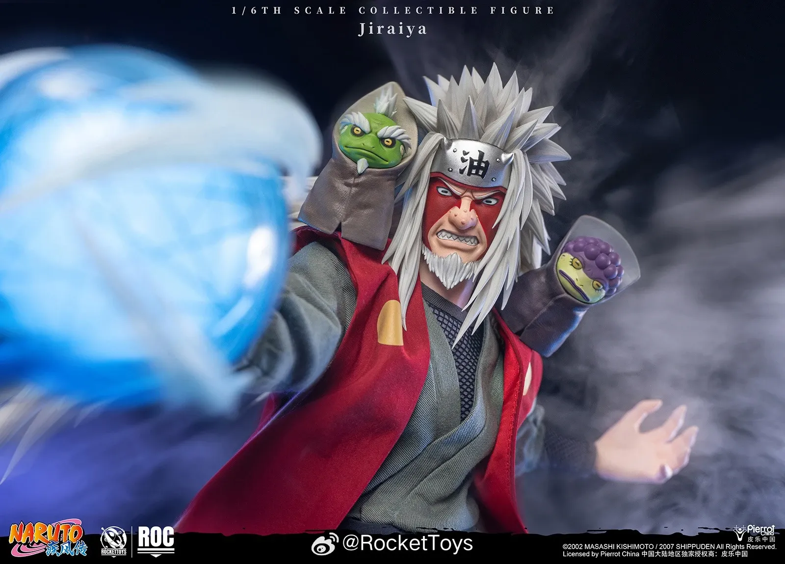 Pre order! Rocket Toys ROC-020 Jiraiya Deluxe Version Naruto 1/6 Collectible Action Figure
