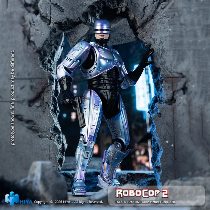 Pre-order! HiyaToys ESR0302 RoboCop 2 RoboCop 1/12 Action Figure
