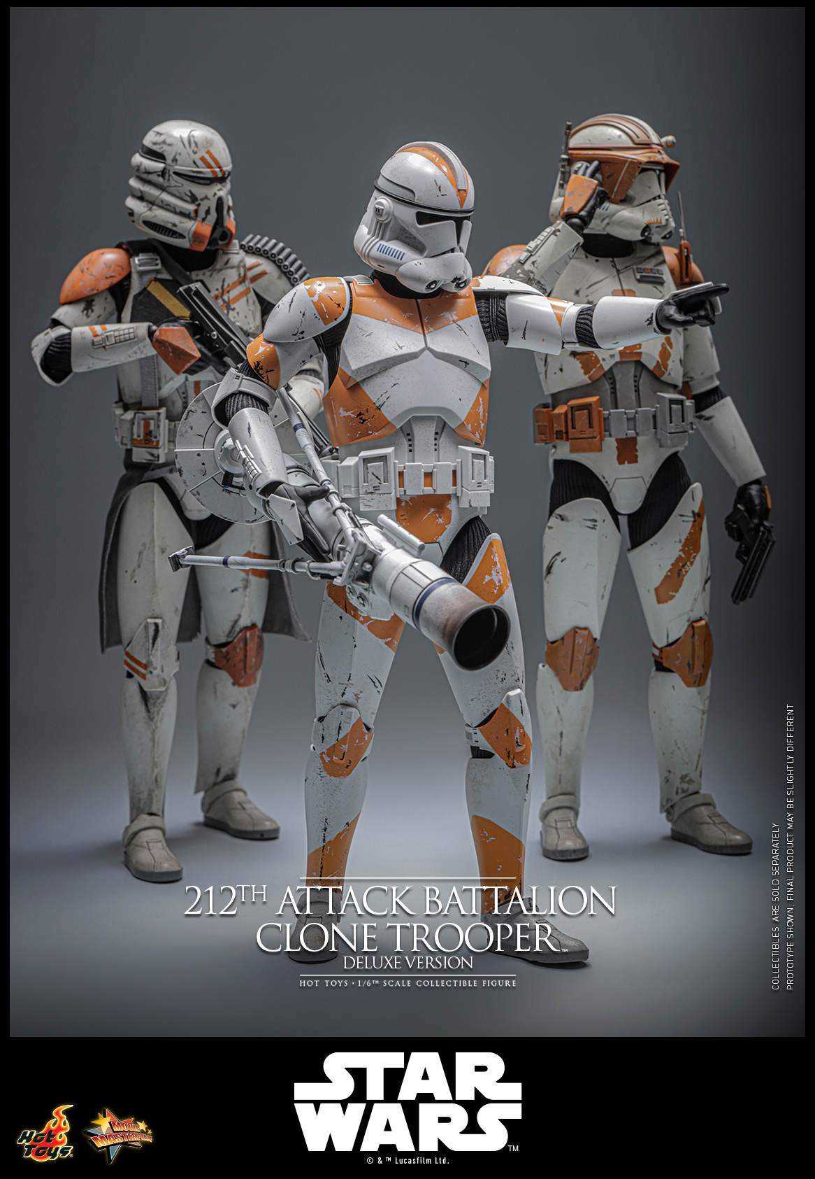 Pre order! Hot Toys MMS852 212th Attack Battalion Clone Trooper Deluxe Version 1/6 Scale Figure