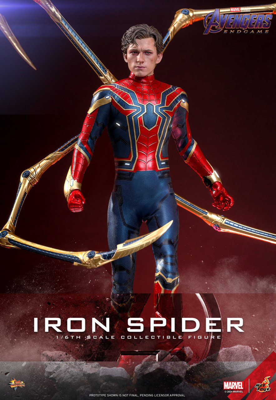 In stock! Hot Toys MMS761 Iron Spider Avengers Endgame 1/6 Spider-man Figure