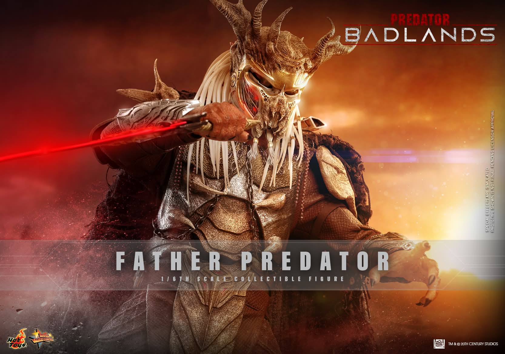 Pre order! Hot Toys MMS863 Predator: Badlands: Father Predator / Njohrr 1/6 scale Collectible Figure