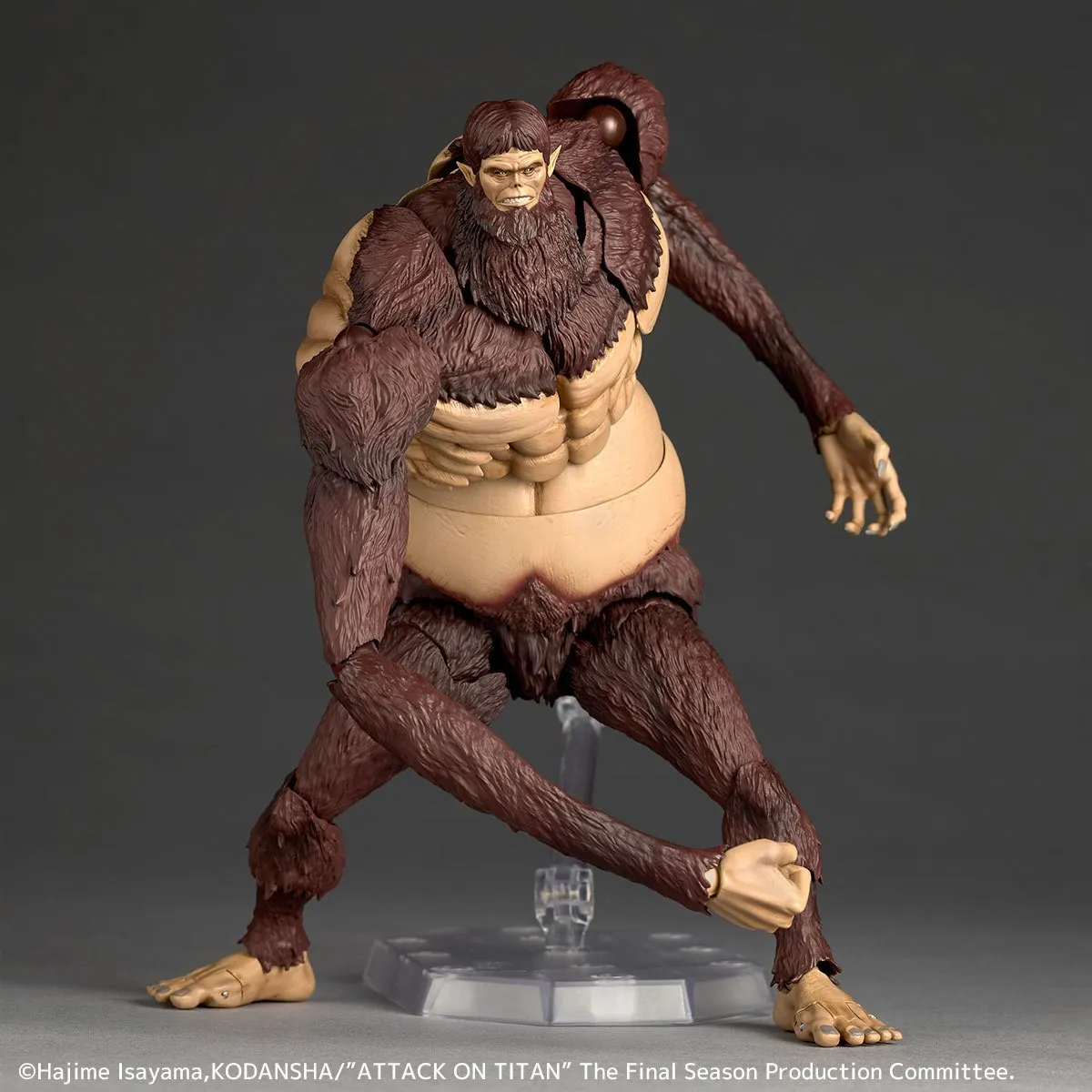 In stock Attack on Titan Beast Titan Revoltech Amazing Yamaguchi action Figure