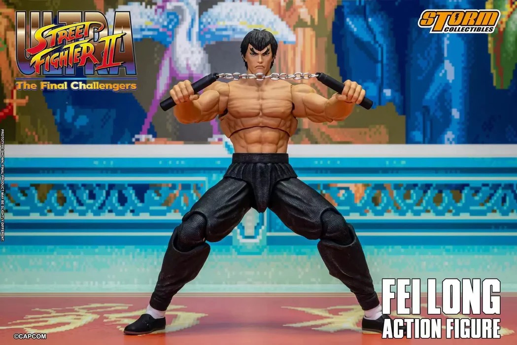 In stock! Storm Collectibles STREET FIGHTER II The Final Challengers CPSF24 FEI LONG 1/12  action figure