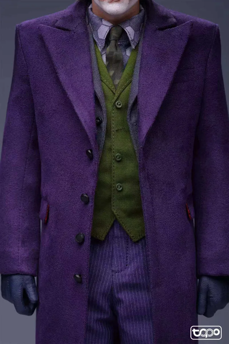 Pre order! TOPO TP037B Joker Purple Coat Suit with Lightly Processed Body 1/6 Scale 