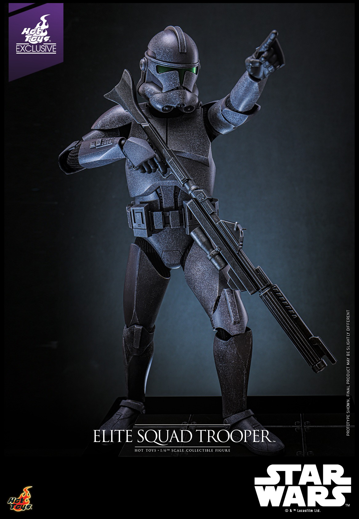 In Stock! Hot Toys The Bad Batch Elite Squad Trooper (TMS150) 1/6 Scale Figure