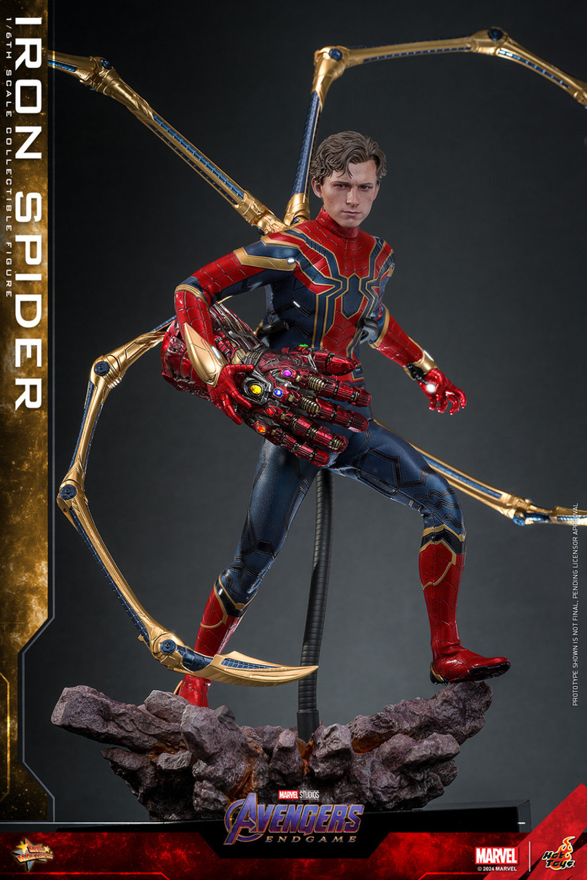 In stock! Hot Toys MMS761 Iron Spider Avengers Endgame 1/6 Spider-man Figure