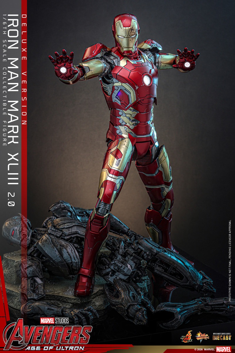 Pre order! Hot Toys MMS866D81 Iron Man Mark XLIII 2.0 Deluxe mark 43 mk43 1/6 Scale figure collectibles