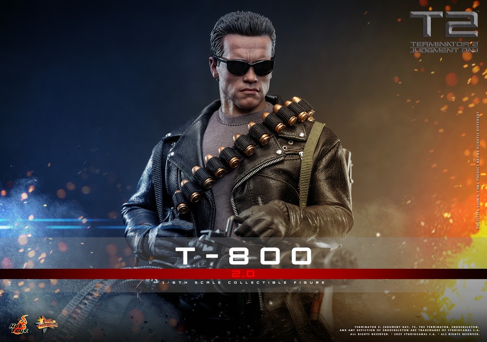 In stock! Hot Toys MMS795 1/6th scale T-800 (2.0) Terminator 2: Judgment Day