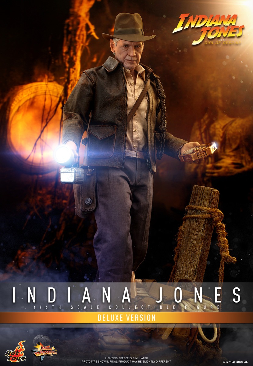 In Stock! Hot Toys MMS717 Indiana Jones (Deluxe Version) Indiana Jones and the Dial of Destiny