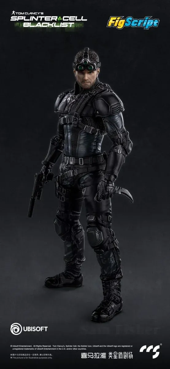 Pre order! CCSToys Blacklist FigScript Splinter Cell Sam Fisher 1/12 Figure