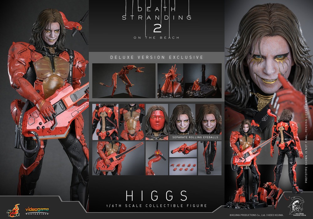 Pre order! Hot Toys VGM80 Death Stranding 2: On the Beach Higgs Deluxe Version 1/6th scale Collectible Figure​