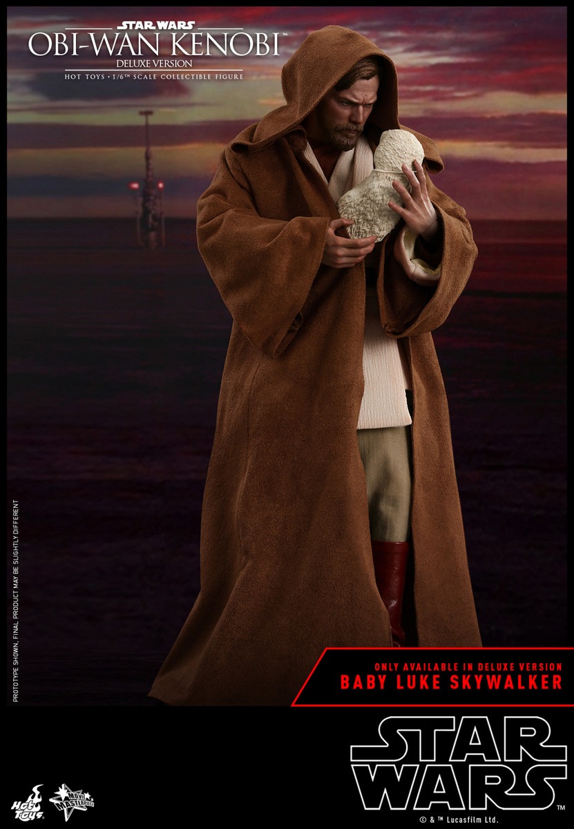 In Stock! Hot Toys MMS478 Obi-Wan Kenobi (Deluxe Version) Star Wars EP III Revenge of the Sith 1/6th scale Collectible Figure
