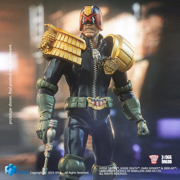 In stock! HIYA TOYS ESJ0053 Judge Dredd 1/12 Action Figure