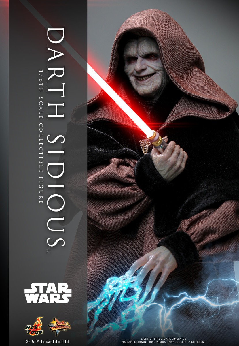 In stock! Hot Toys Darth Sidious MMS745 1/6 Star Wars Revenge of the Sith toy