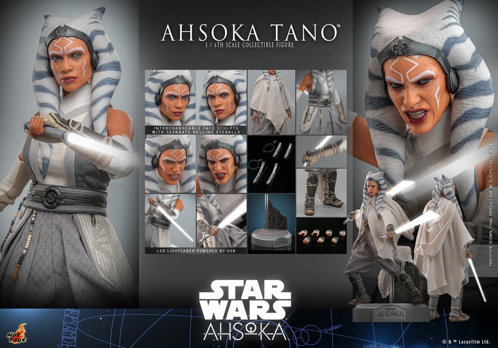 In Stock! Hot Toys TMS118 Ahsoka Tano Star Wars: Ahsoka 1/6 Figure