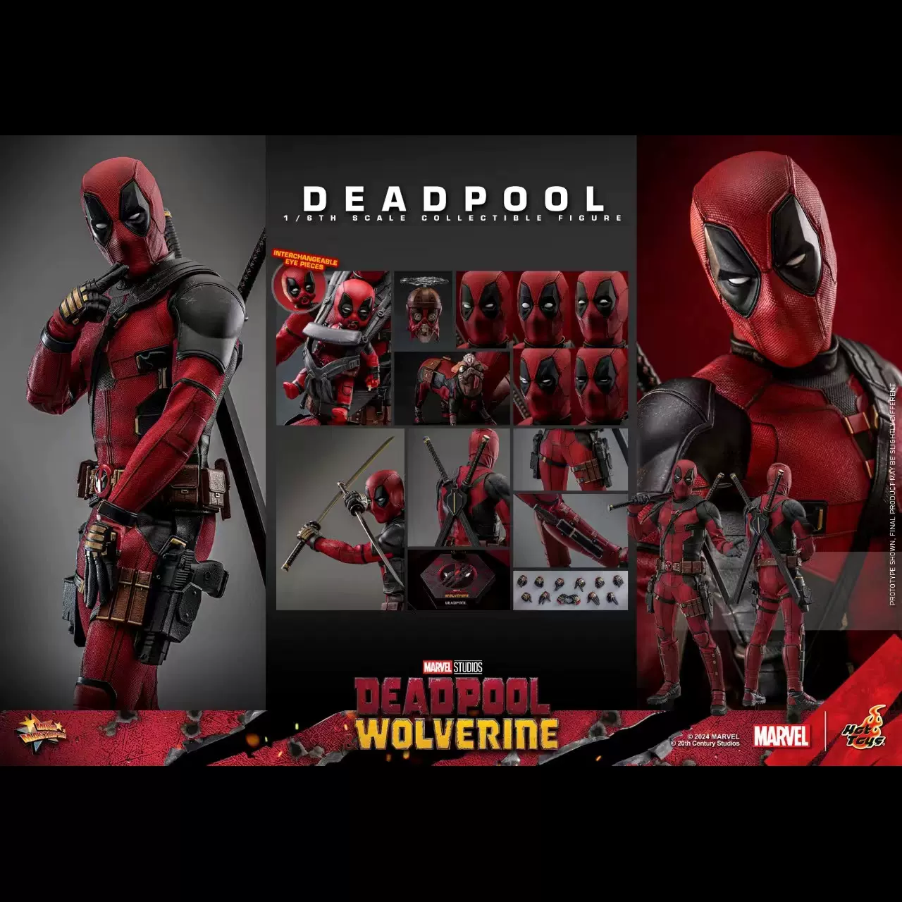 Hot Toys 1/6 MMS746 Deadpool & Wolverine Normal Ver Figure