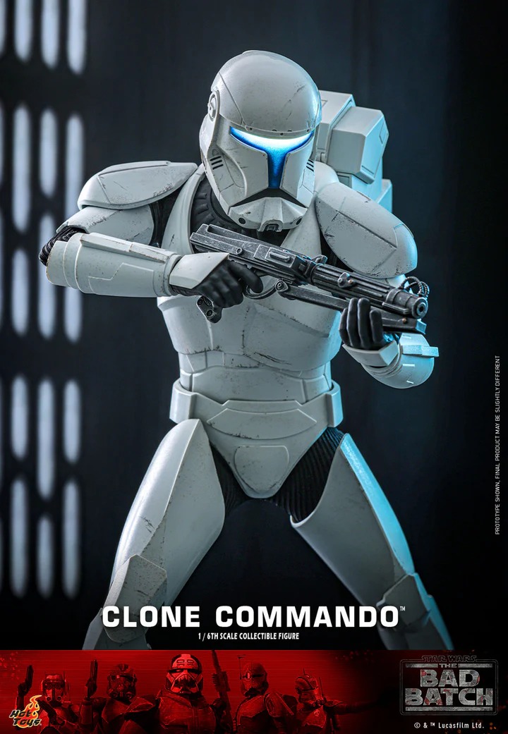 In stock! Hot Toys TMS131 Clone Commando Star Wars: The Bad Batch 1/6 Scale Figure
