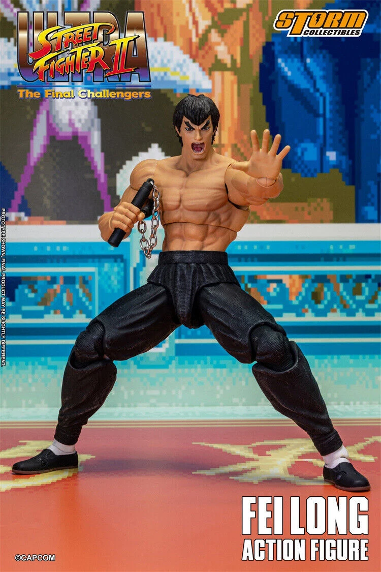 In stock! Storm Collectibles STREET FIGHTER II The Final Challengers CPSF24 FEI LONG 1/12  action figure