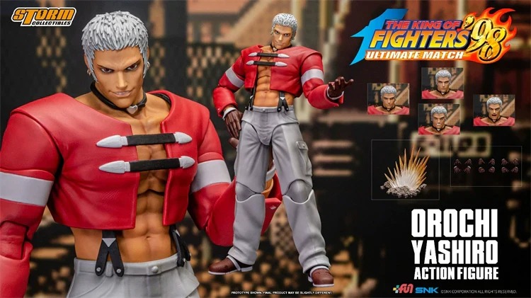 In stock! Storm Collectibles SKKF13 KOF98' OROCHI YASHIRO 1/12 action figure