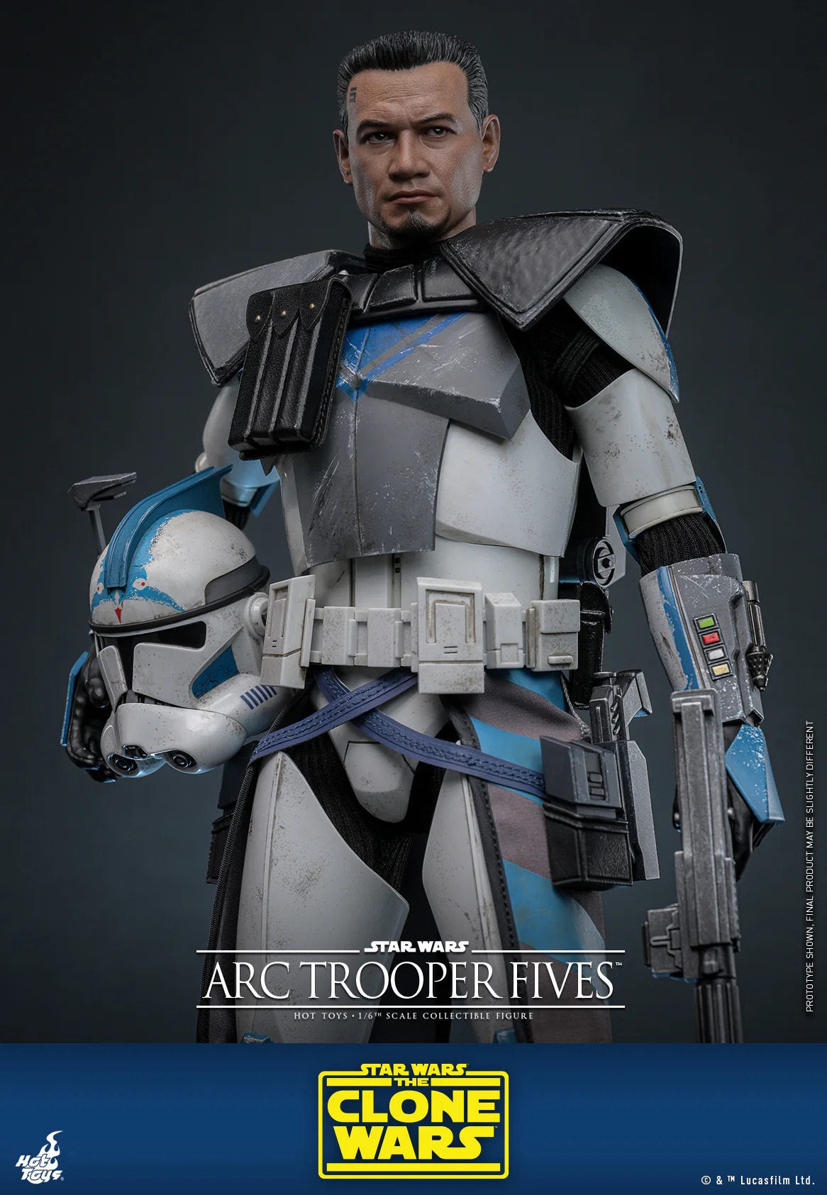 In Stock! Hot Toys TMS132 Star Wars The Clone Wars Arc Trooper Fives 1/6 Figure