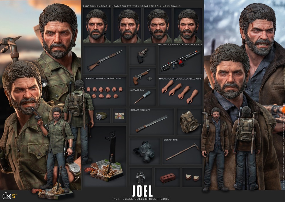 Pre Order! Lim Toys LS+01 Joel The Last of us 1/6th scale Collectible Figure