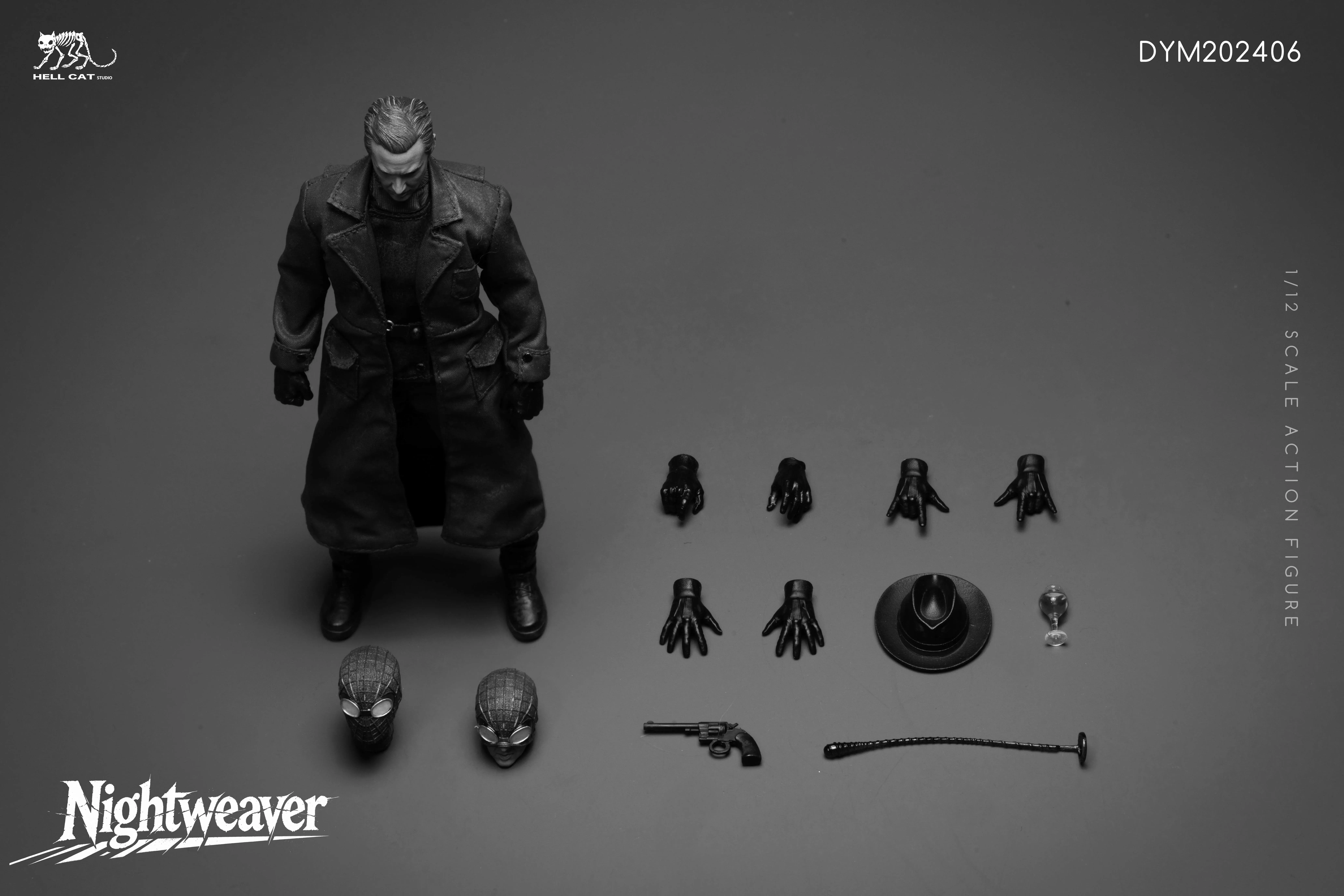 Pre order! Hell Cat DYM202406 Nightweaver Black & White Ver 1/12 Figure