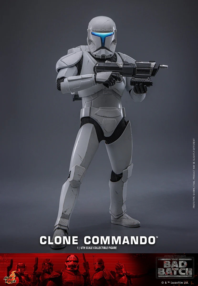 In stock! Hot Toys TMS131 Clone Commando Star Wars: The Bad Batch 1/6 Scale Figure