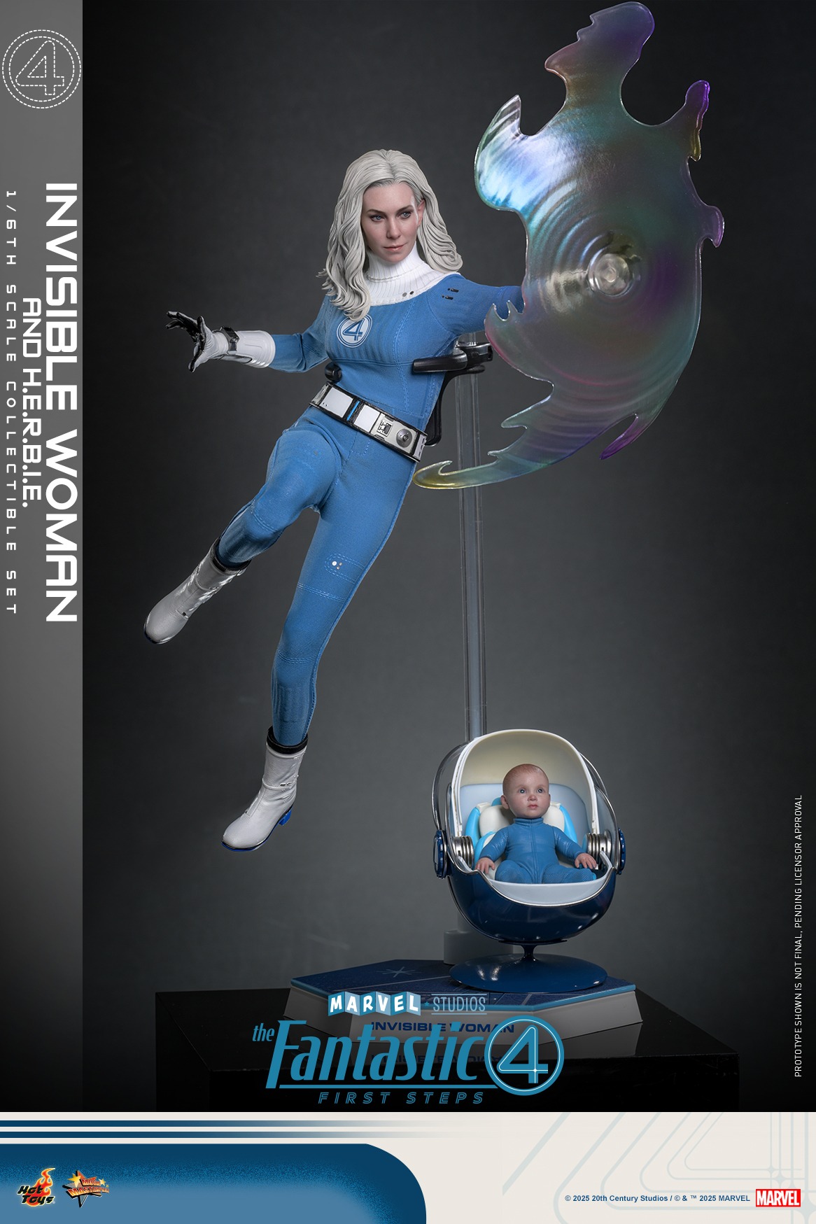 Pre order! Hot Toys MMS823 The Fantastic Four: First Steps 1/6th scale Invisible Woman Collectible Figure