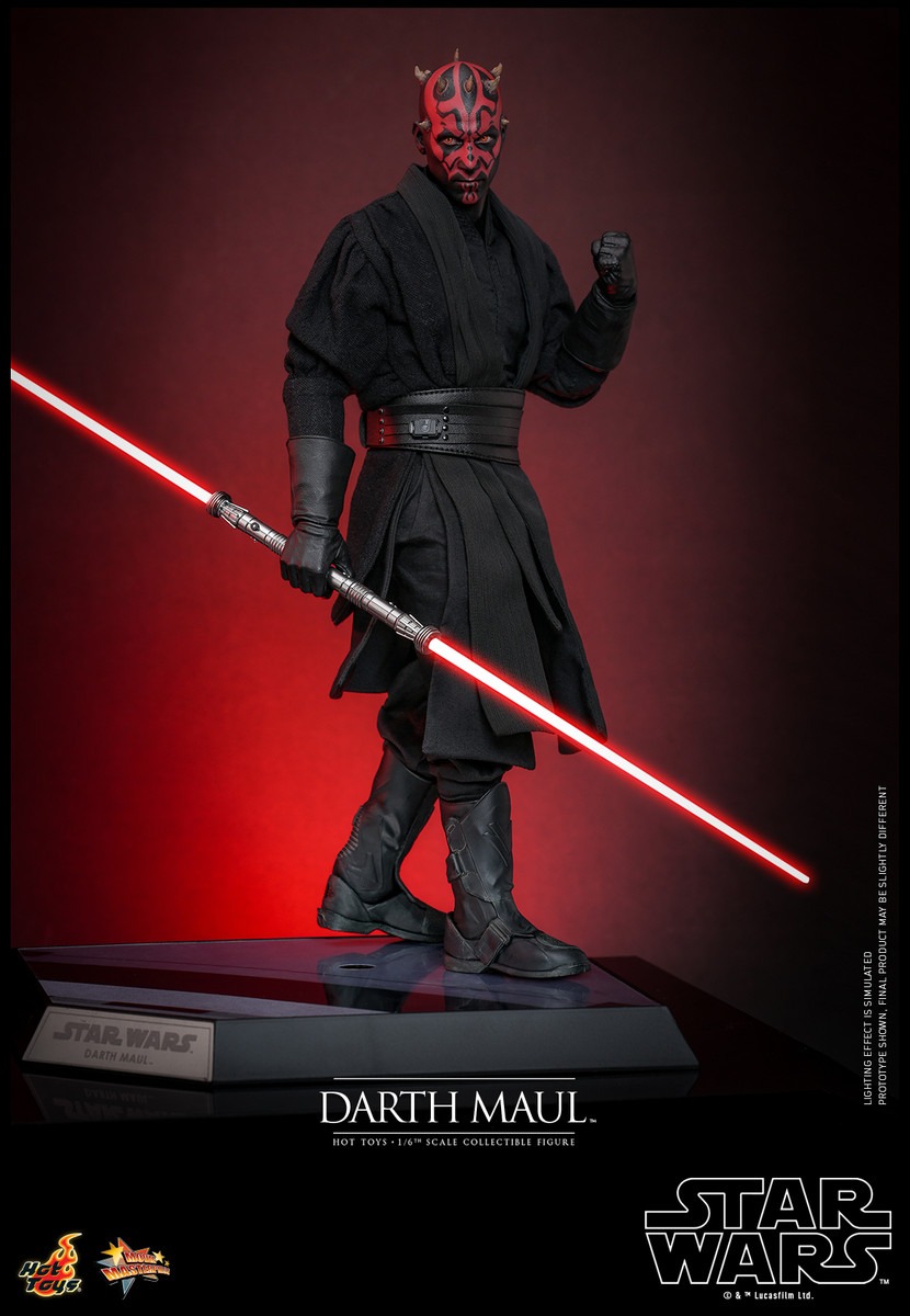 In Stock! Hot Toys MMS748 1/6 Darth Maul Figure Star Wars Episode I: The Phantom Menace