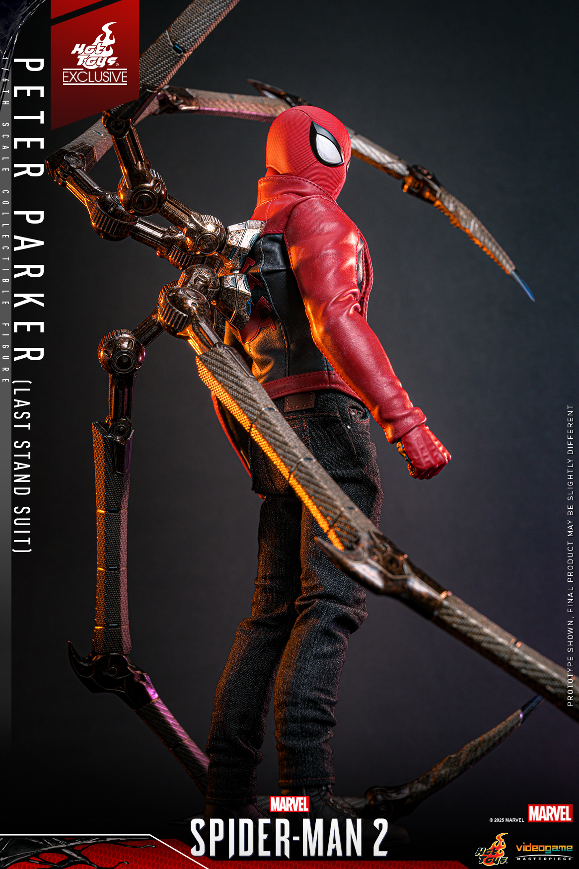 In stock! Hot Toys VGM71 Marvel's Spider-Man 2 1/6th scale Peter Parker (Last Stand Suit) Collectible Figure