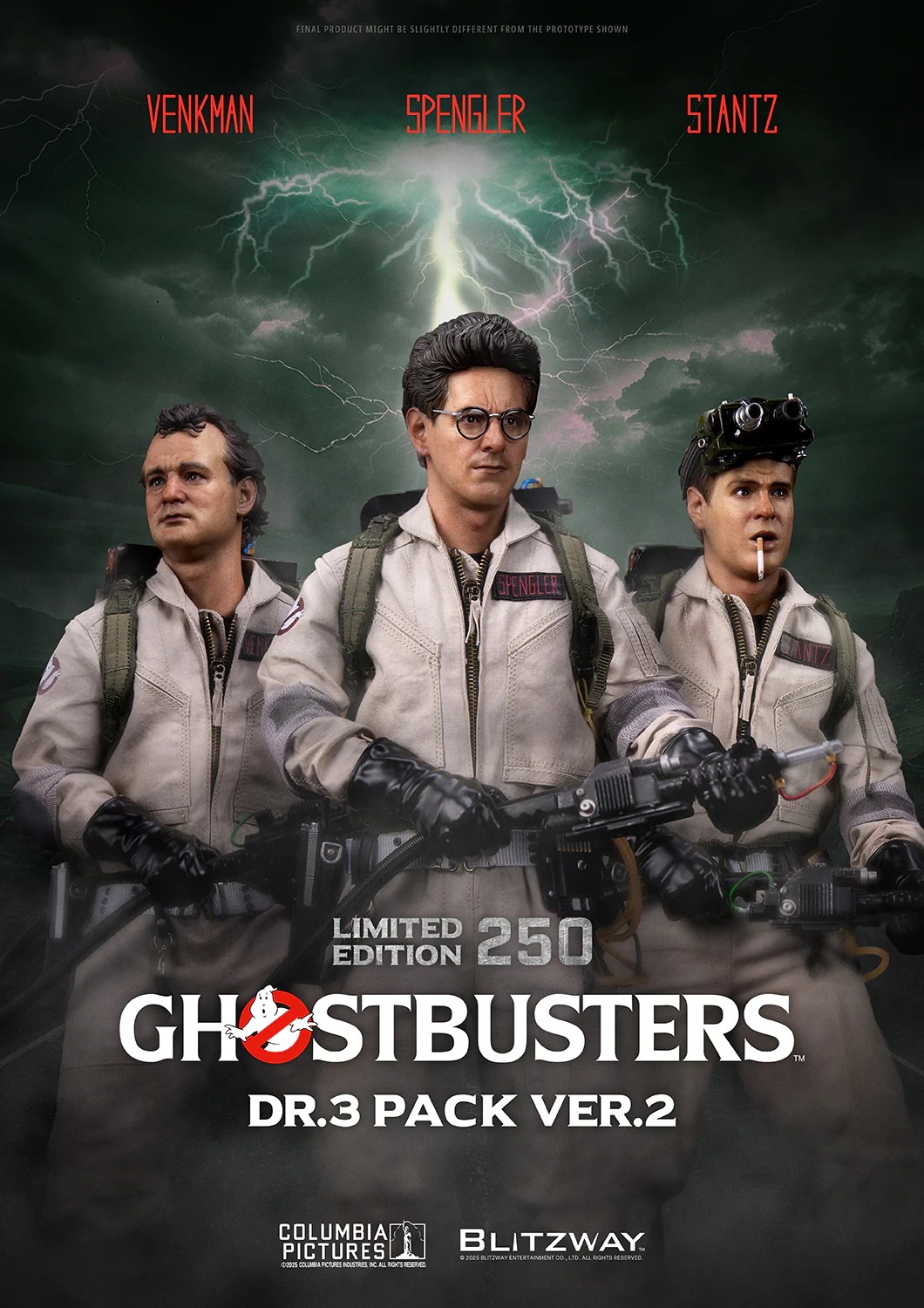 Pre Order! Blitzway Ghostbusters (Dr.3 Pack ver.2) 1/6 figure