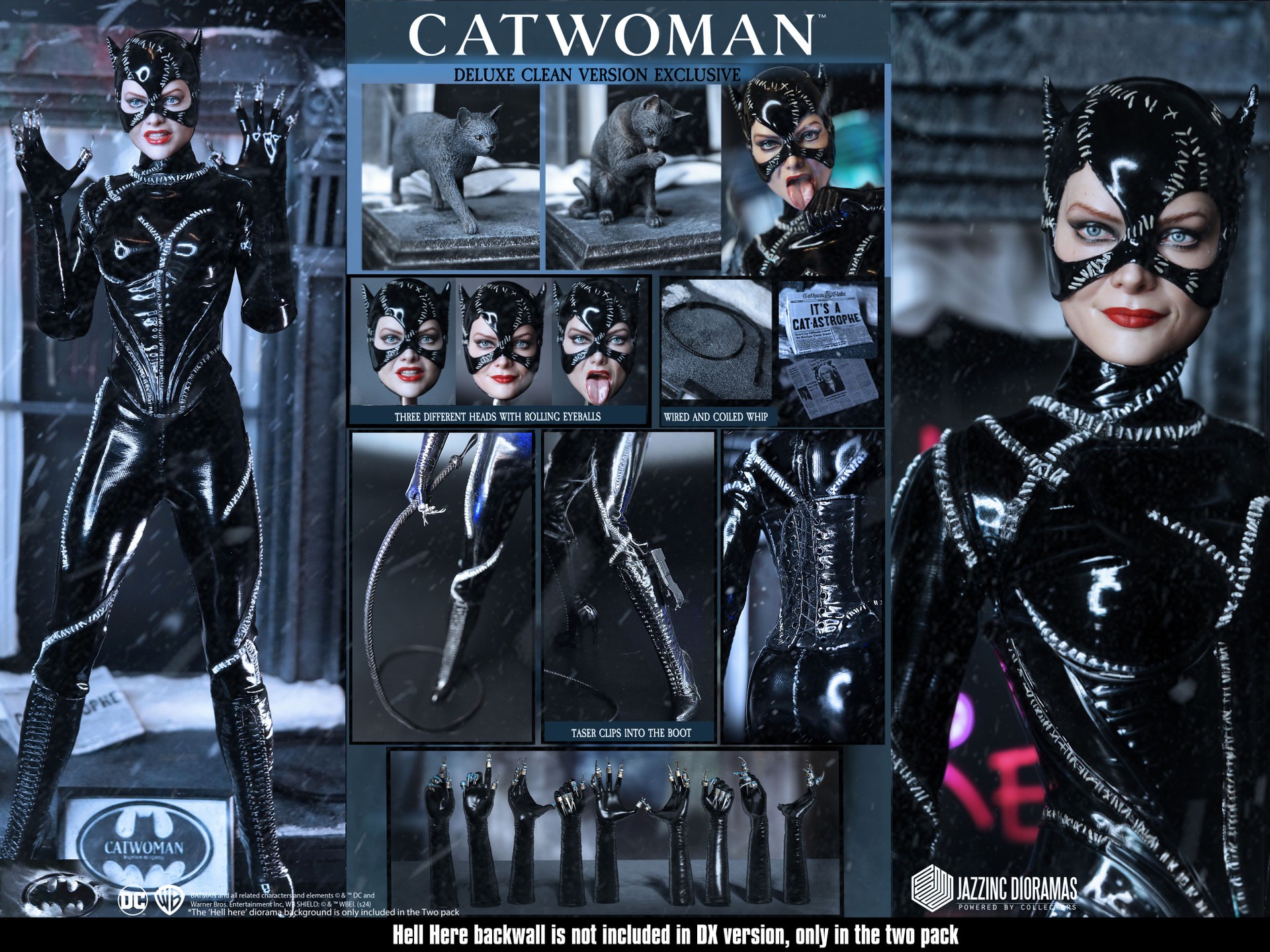 Pre-Order! Jazzinc 1/6 Batman Returns - Catwoman Figure (Deluxe Clean Edition)