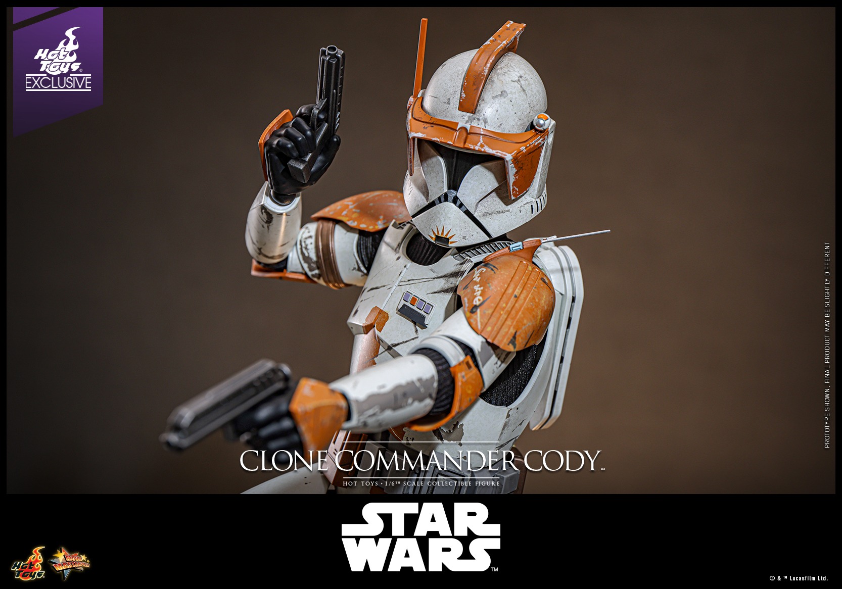In Stock! Hot Toys Clone Commander Cody (MMS796) 1/6 Scale Figure