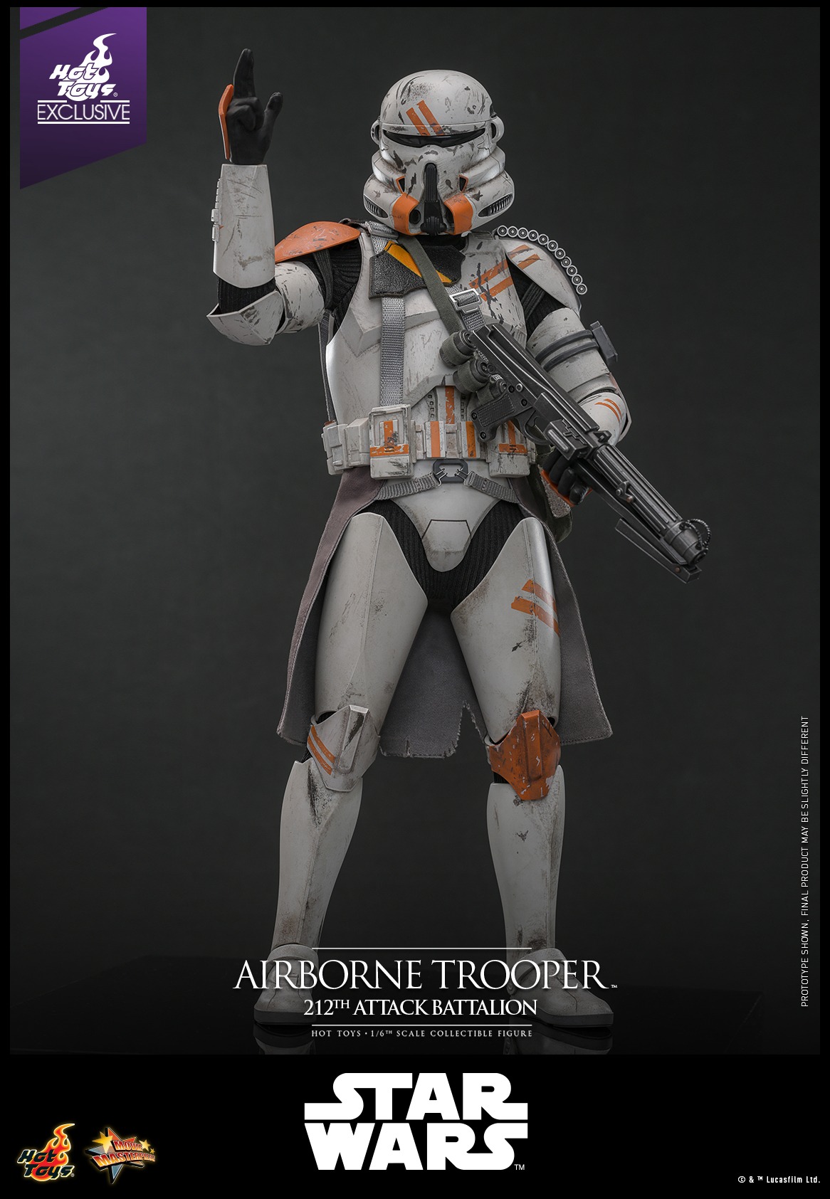 In Stock! Hot Toys Airborne Trooper (212th Attack Battalion) (MMS794) 1/6 Scale Figure