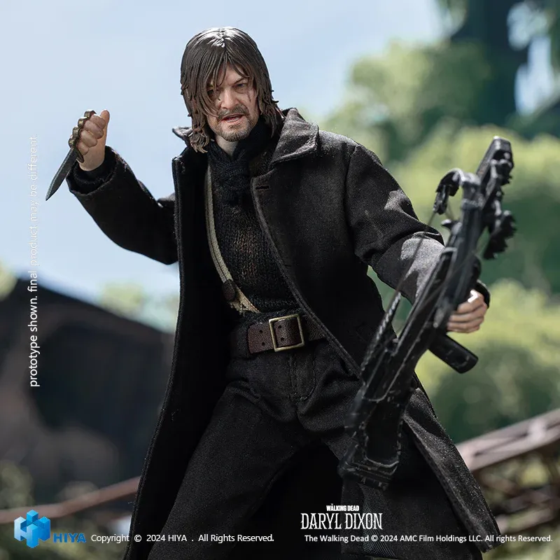 In stock! HIYA Daryl Dixon The walking dead Exquisite Super Series 1/12 Action Figure