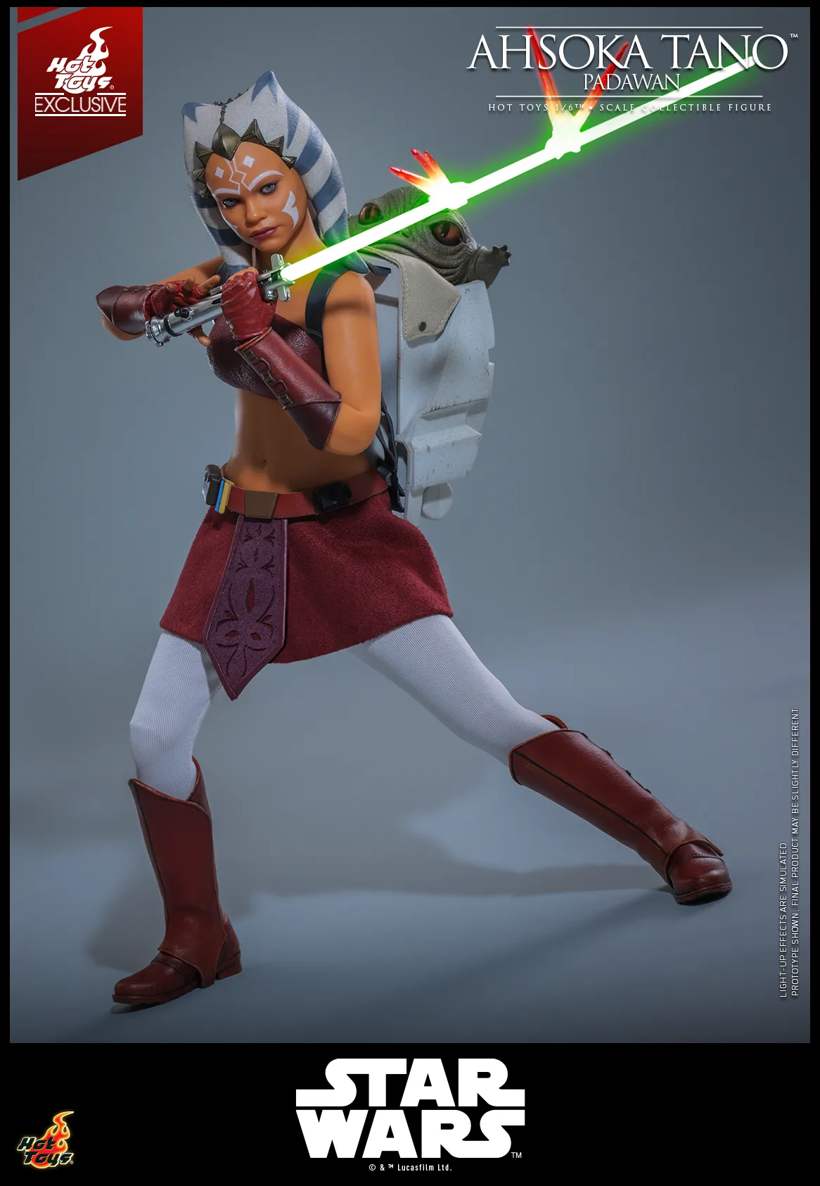 In stock! Hot Toys TMS170 Ahsoka Tano (Padawan) Star Wars The Clone Wars 1/6th Scale Collectible Figure