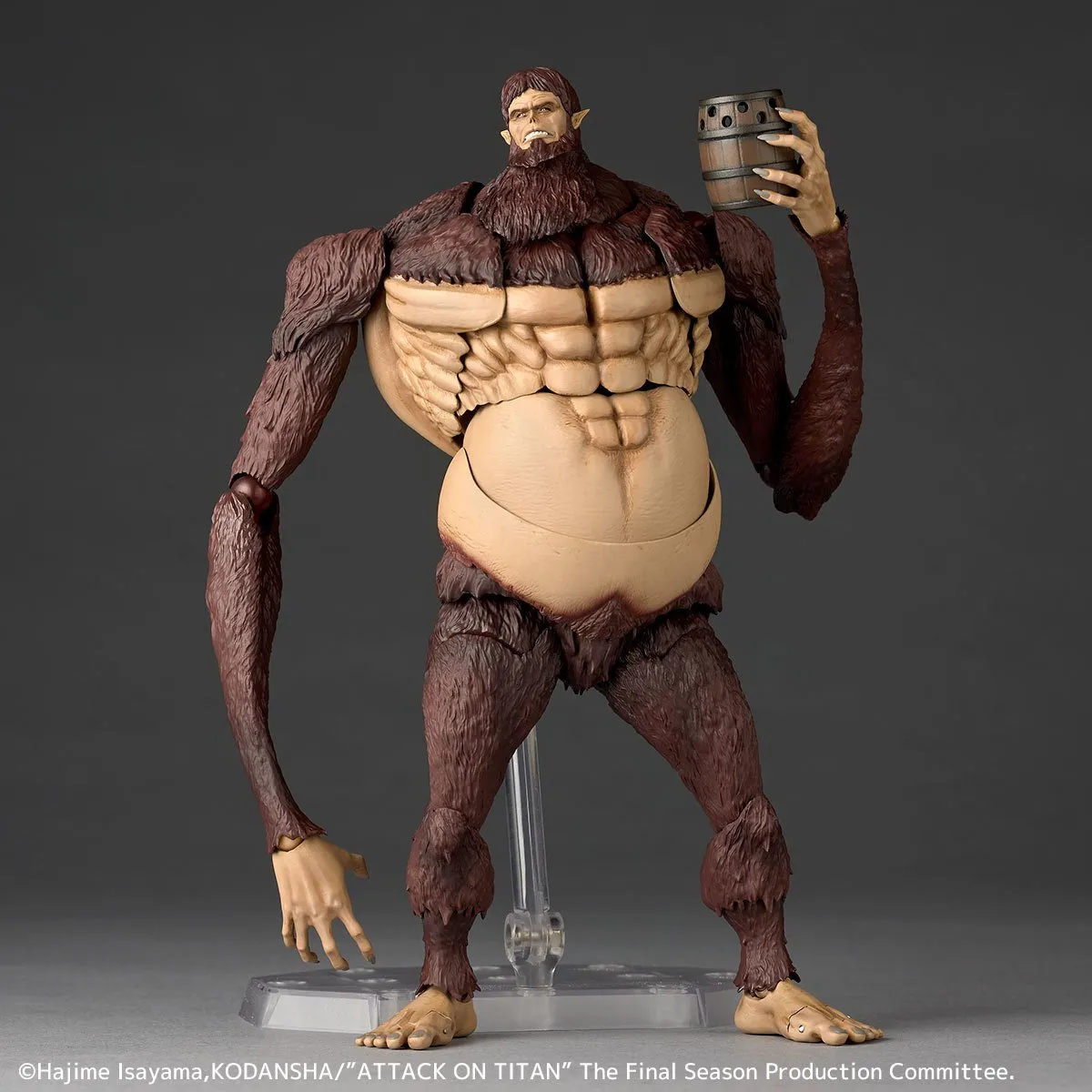 In stock Attack on Titan Beast Titan Revoltech Amazing Yamaguchi action Figure