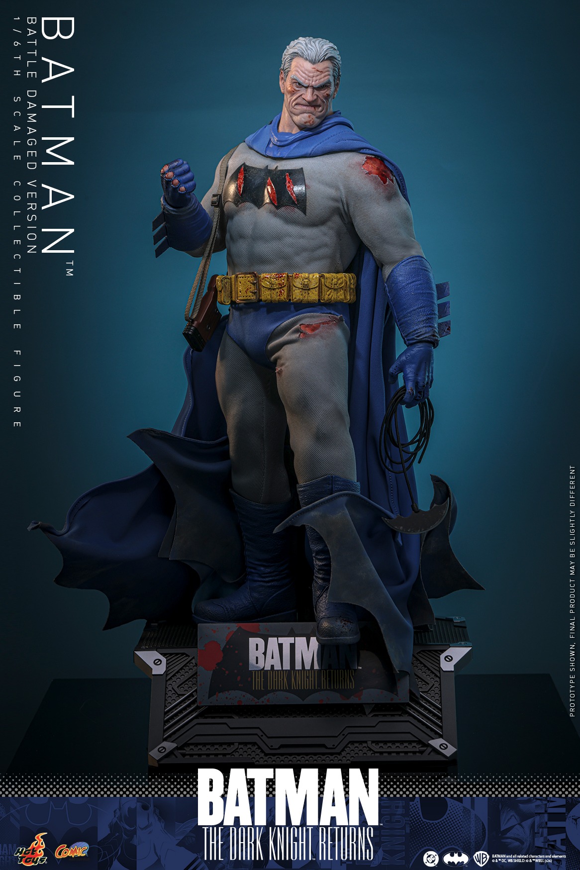 Pre order! Hot Toys CMS031 The Dark Knight Returns Batman (Battle Damaged Version) 1/6 scale figure