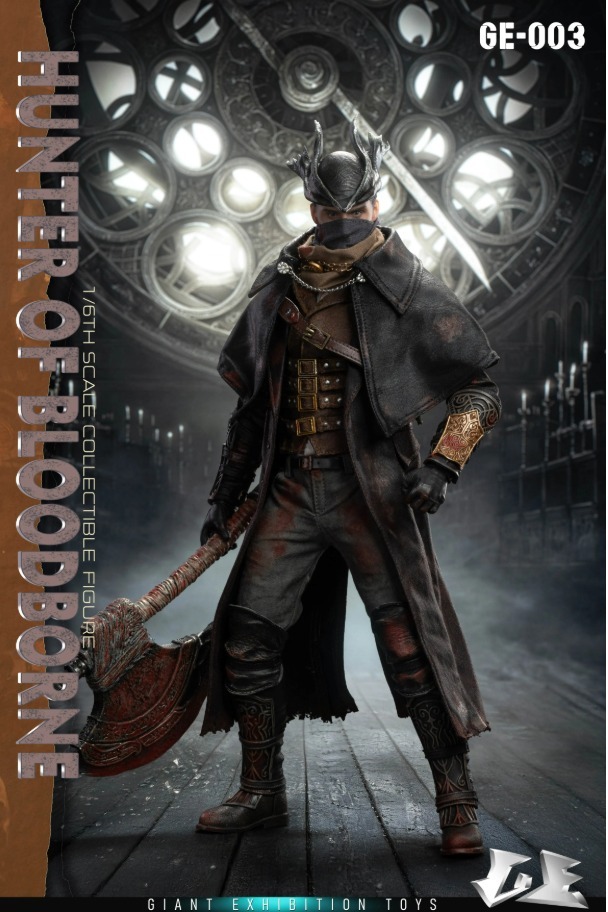 Pre order! Giant exhibition toys GE-003 Bloodborne Hunter 1/6 Scale Figure
