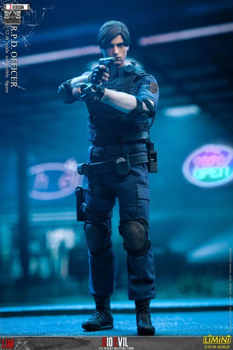 In stock! LIMTOYS LIM007R.P.D Officer Version S 1/12 Scale Action Figure