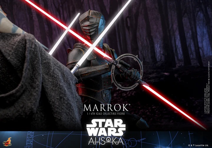 In Stock! Hot Toys TMS117 Star Wars Ahsoka Marrok 1/6 Scale Collectible Figure
