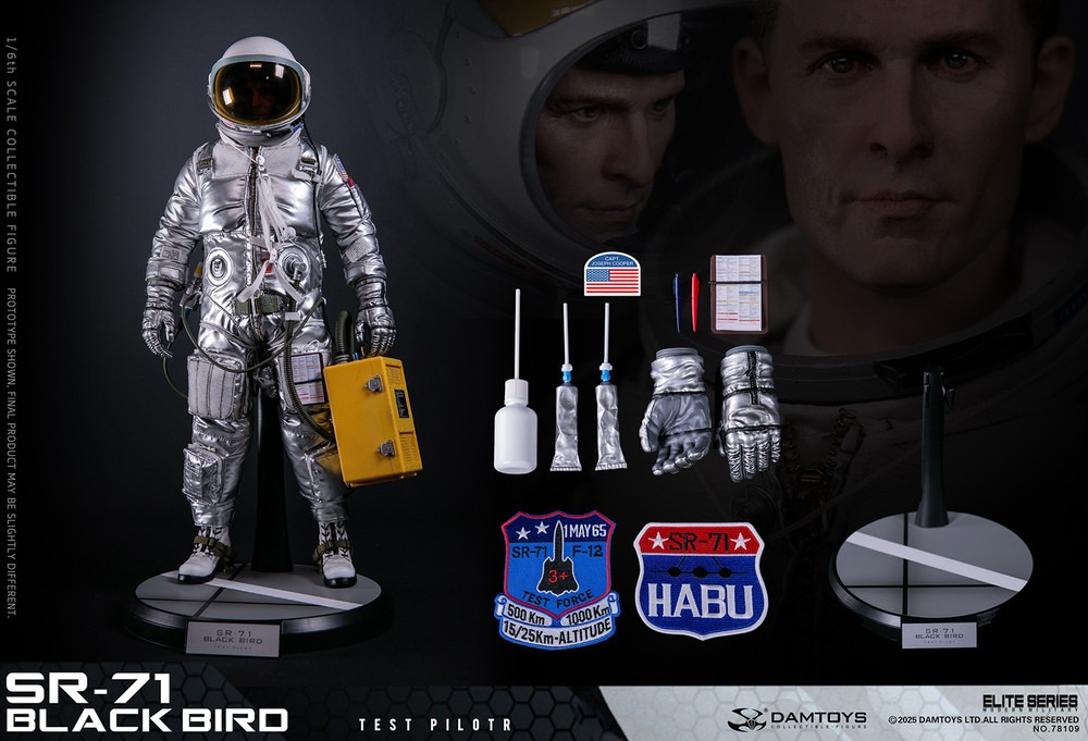 Pre Order! DAMTOYS 78109 1/6 SR-71 BLACKBIRD TEST PILOT FIGURE