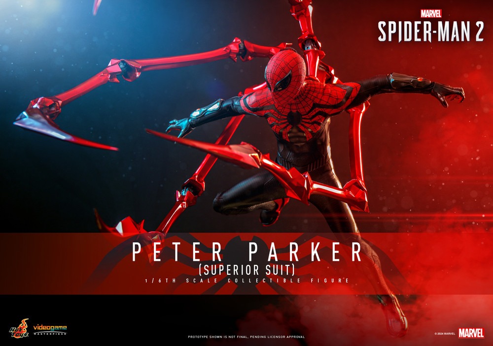 In Stock! Hot Toys VGM61 Peter Parker (Superior Suit) Marvel's Spider-Man 2