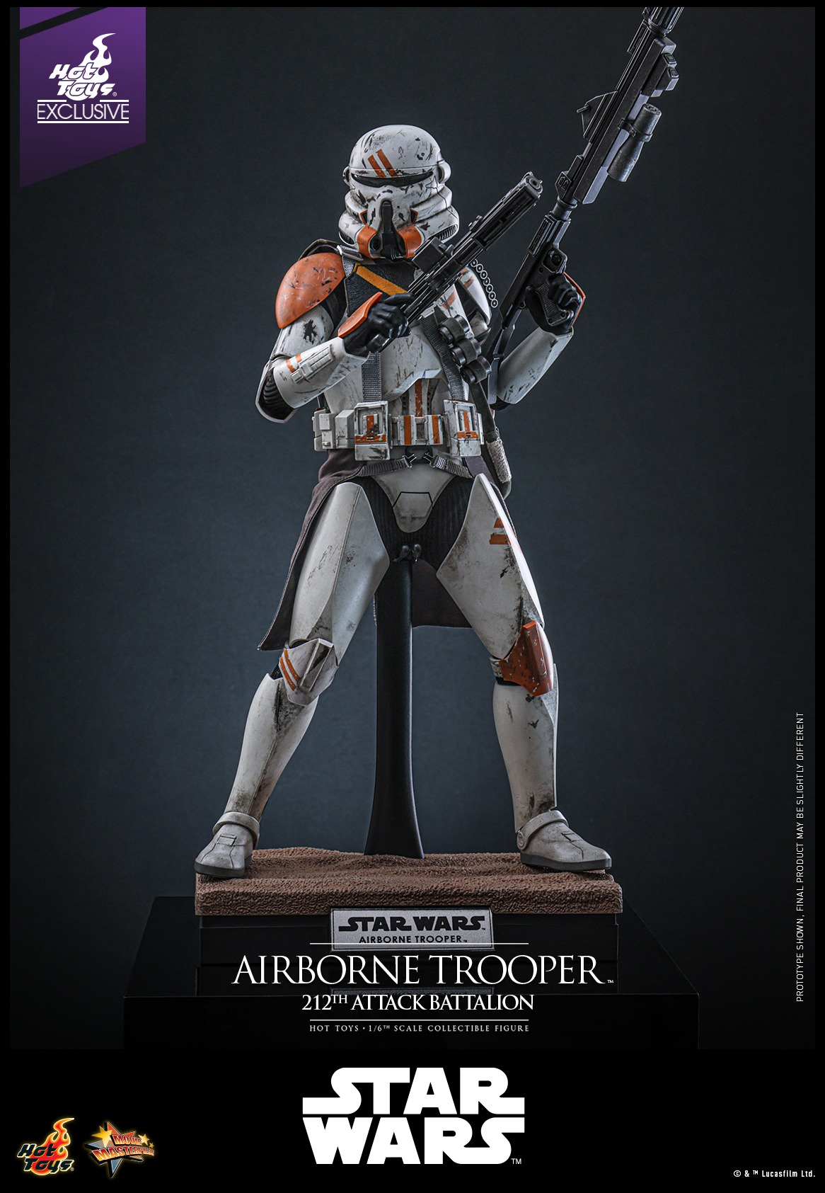 In Stock! Hot Toys Airborne Trooper (212th Attack Battalion) (MMS794) 1/6 Scale Figure