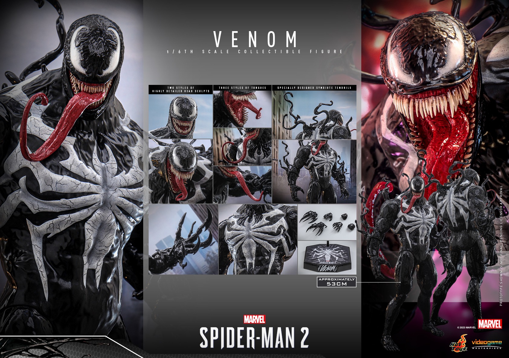 Hot Toys VGM59 Marvel’s Spider-Man 2 – Venom 1/6 Figure