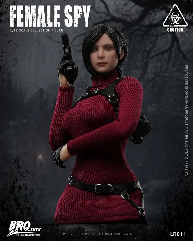 In stock! BROTOYS LR011 Ada Wong resident evil 1/12 Action Figure